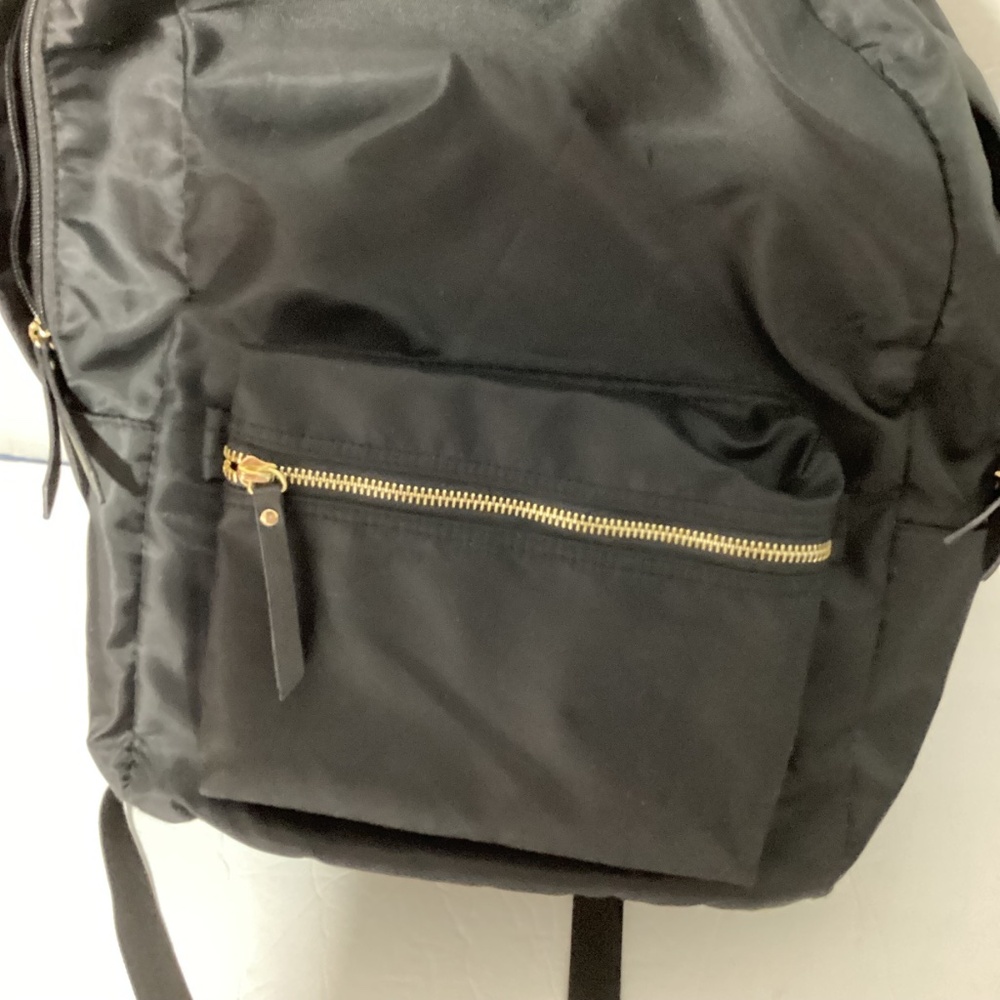 HAWLANDER UNISEX BLACK  BACKPACK LIGHT MEDIUM SIZE 11x17x5 - Picture 8 of 13
